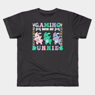 GAMING WITH MY BUNNIES Kids T-Shirt